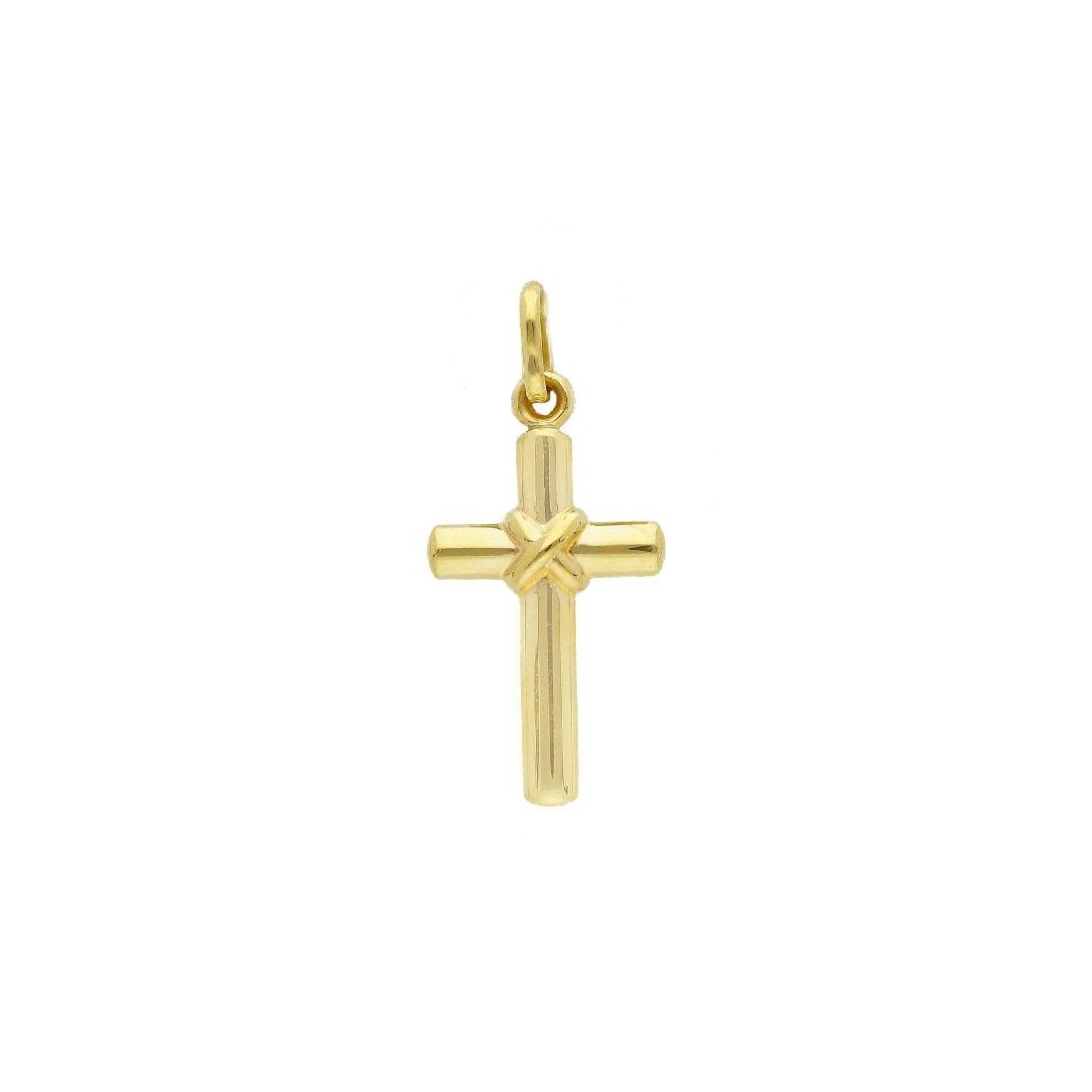 Ciondolo in oro giallo 375/ooo con croce