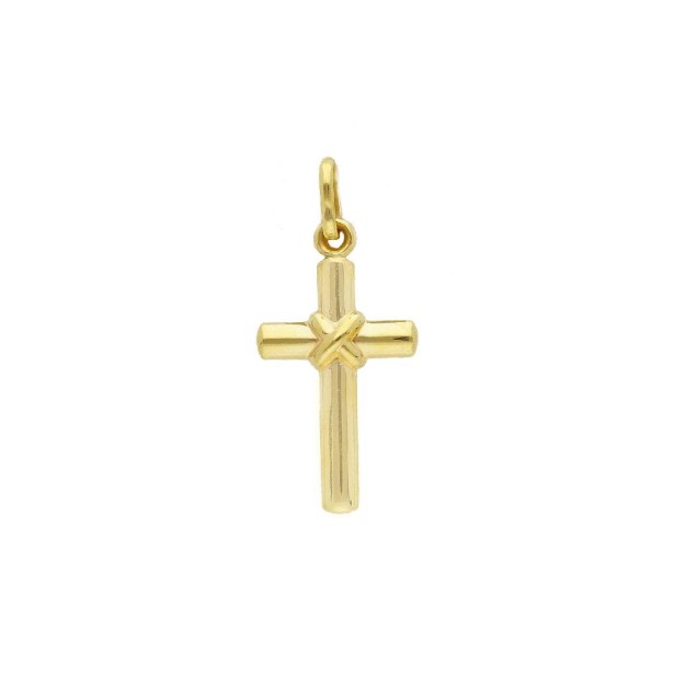 Ciondolo in oro giallo 375/ooo con croce