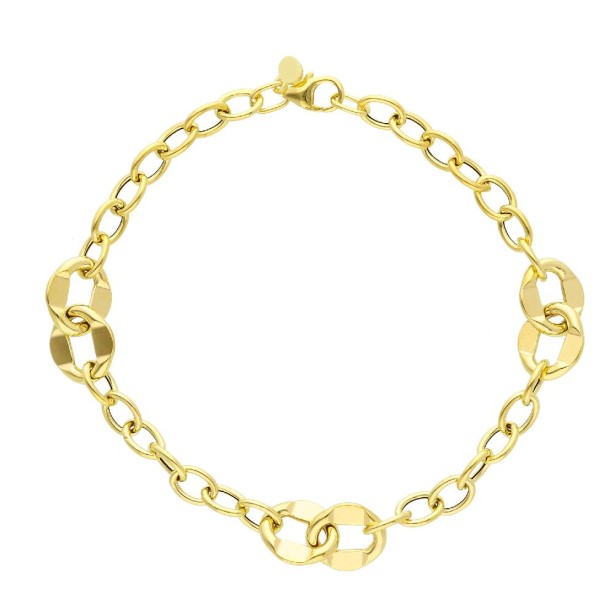 Bracciale in oro giallo 375/ooo