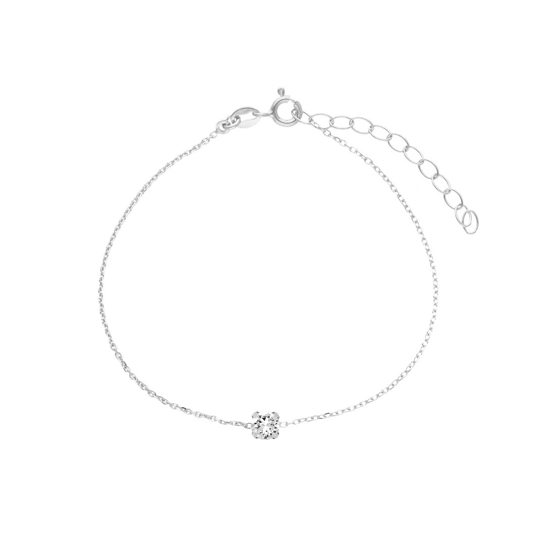 Bracciale punto luce in argento 925/ooo e zirconia cubica