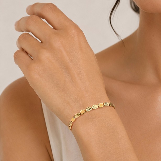 Bracciale in oro giallo 750/ooo