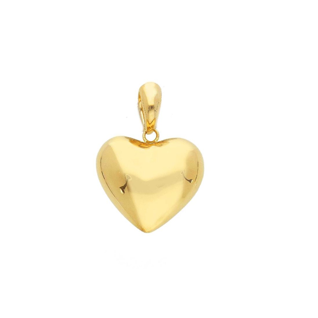 Ciondolo in oro giallo 750/ooo a cuore