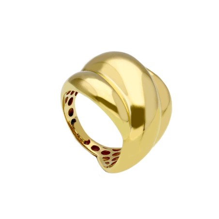 Anello fascia in oro giallo 750/ooo
