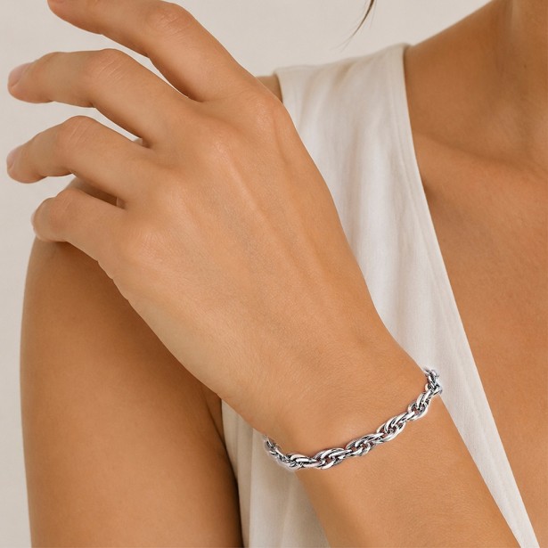 Bracciale in oro bianco 750/ooo