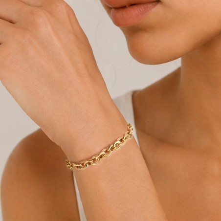 Bracciale catena in oro giallo 750/ooo