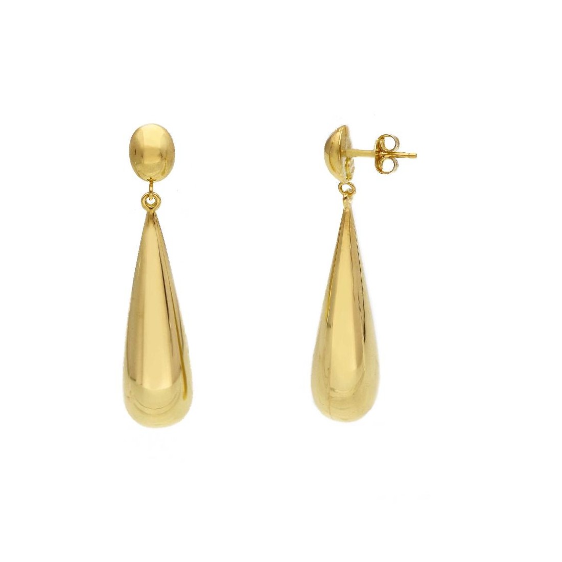 Orecchini pendenti in oro giallo  375/°°°