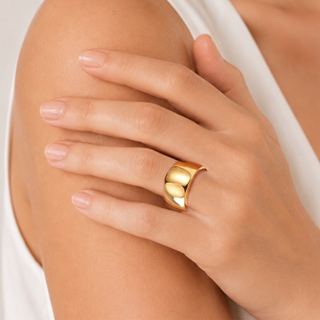 Anello fascia in oro giallo 750/ooo