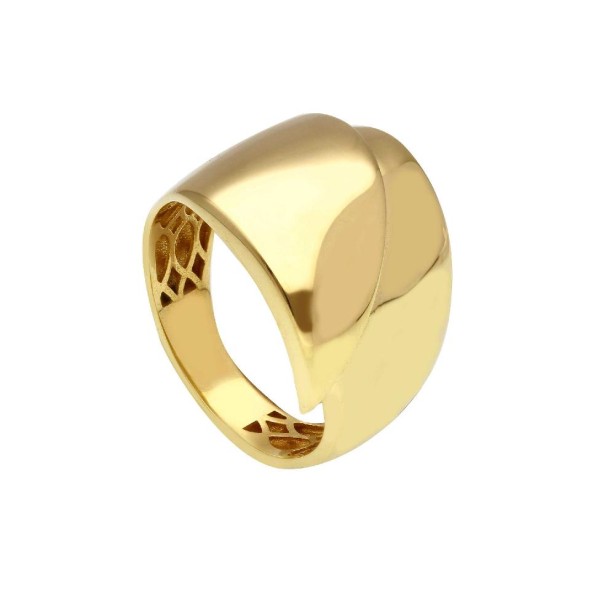Anello in oro giallo 375/°°°