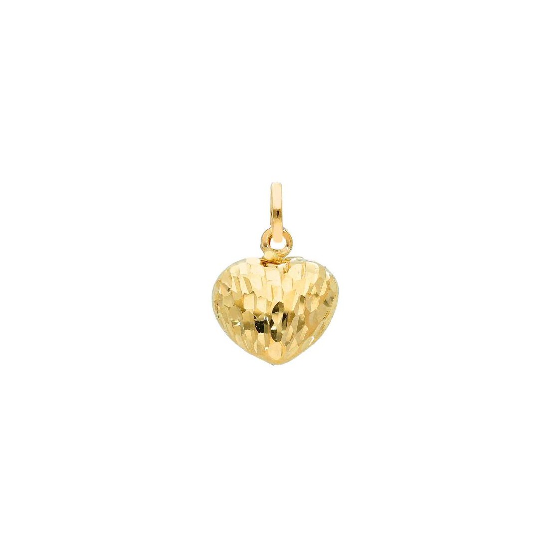 Ciondolo in oro giallo 750/ooo con cuore