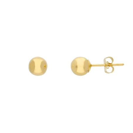 Orecchini lobo in oro giallo 750/°°°