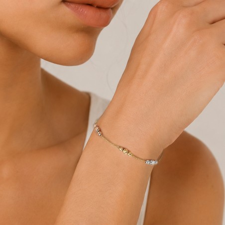 Bracciale in oro tre colori 375/ooo