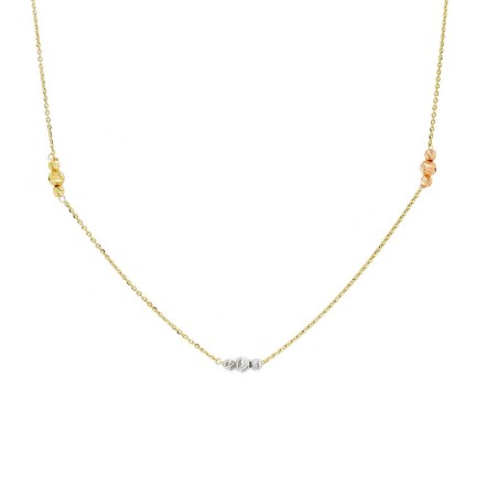 Girocollo in oro tre colori 375/ooo