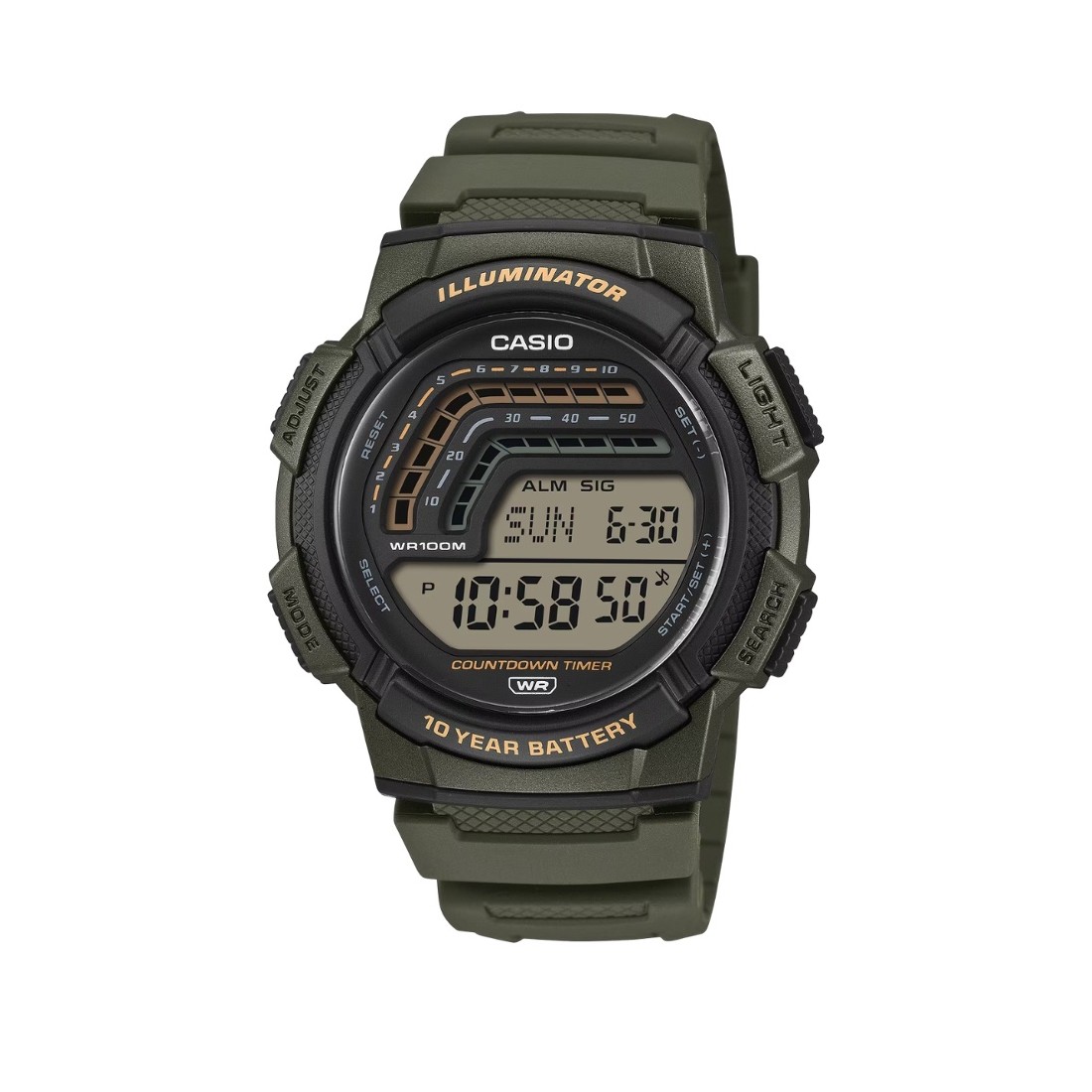 Orologio Casio Collection WS-1800-3AVEF