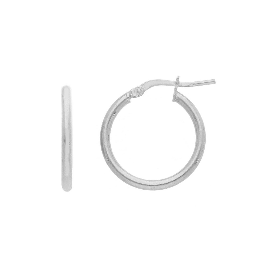 Orecchini cerchio in argento 925/ooo
