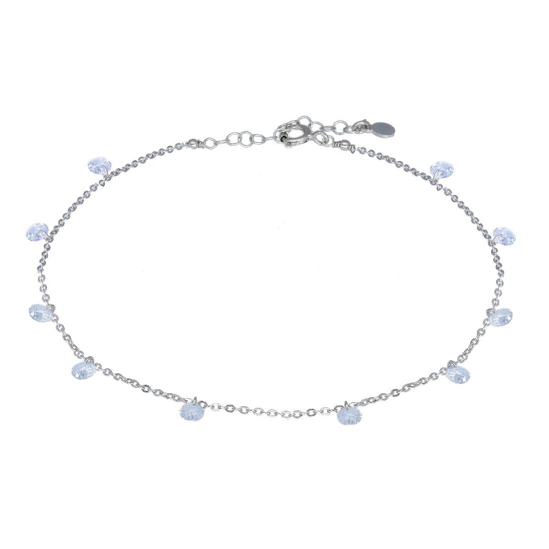 Cavigliera in argento 925/ooo con charms