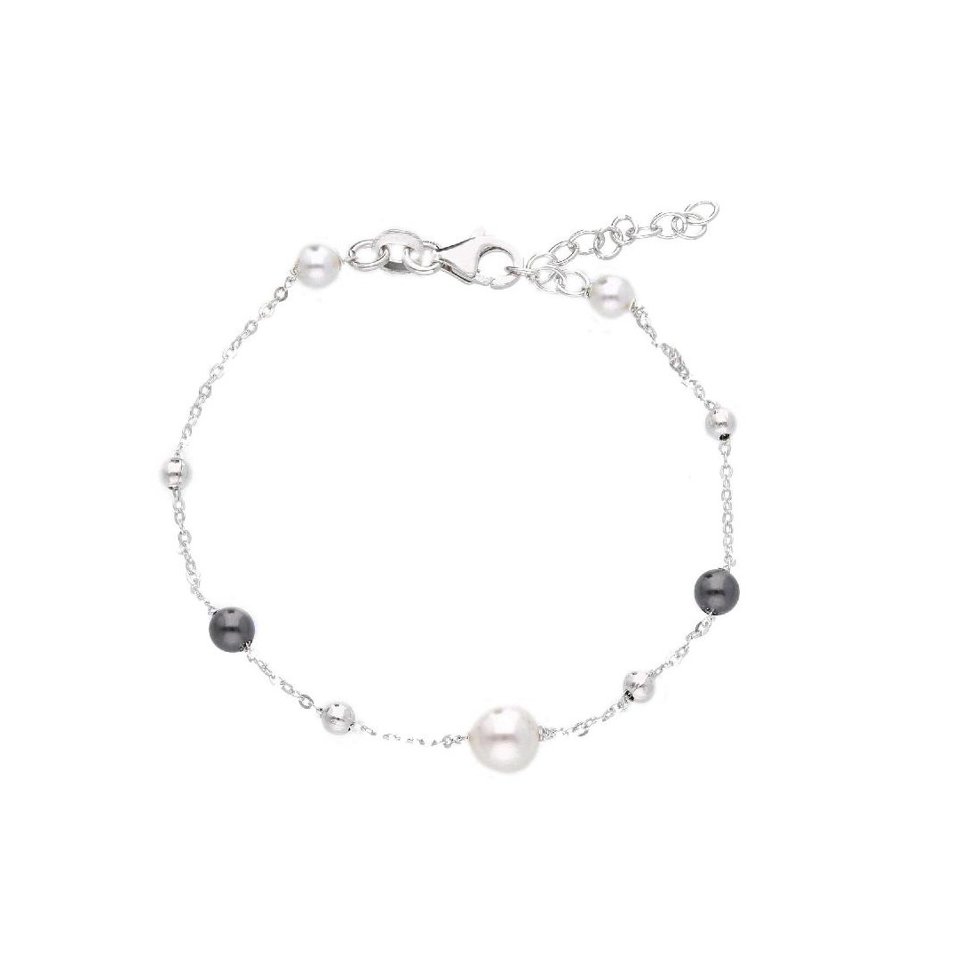 Bracciale in argento 925/ooo e perla