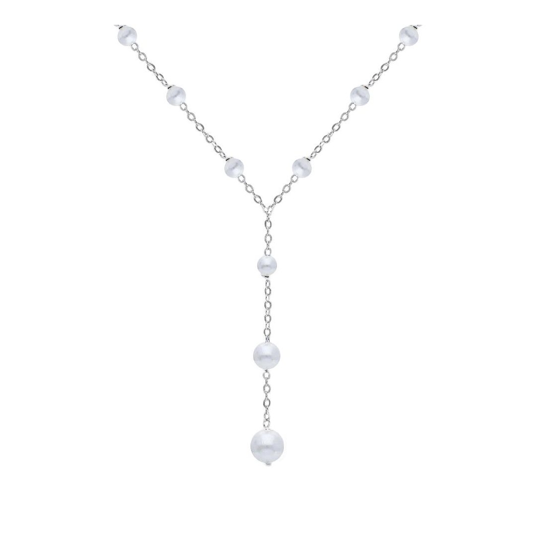 Girocollo in argento 925/ooo e perla