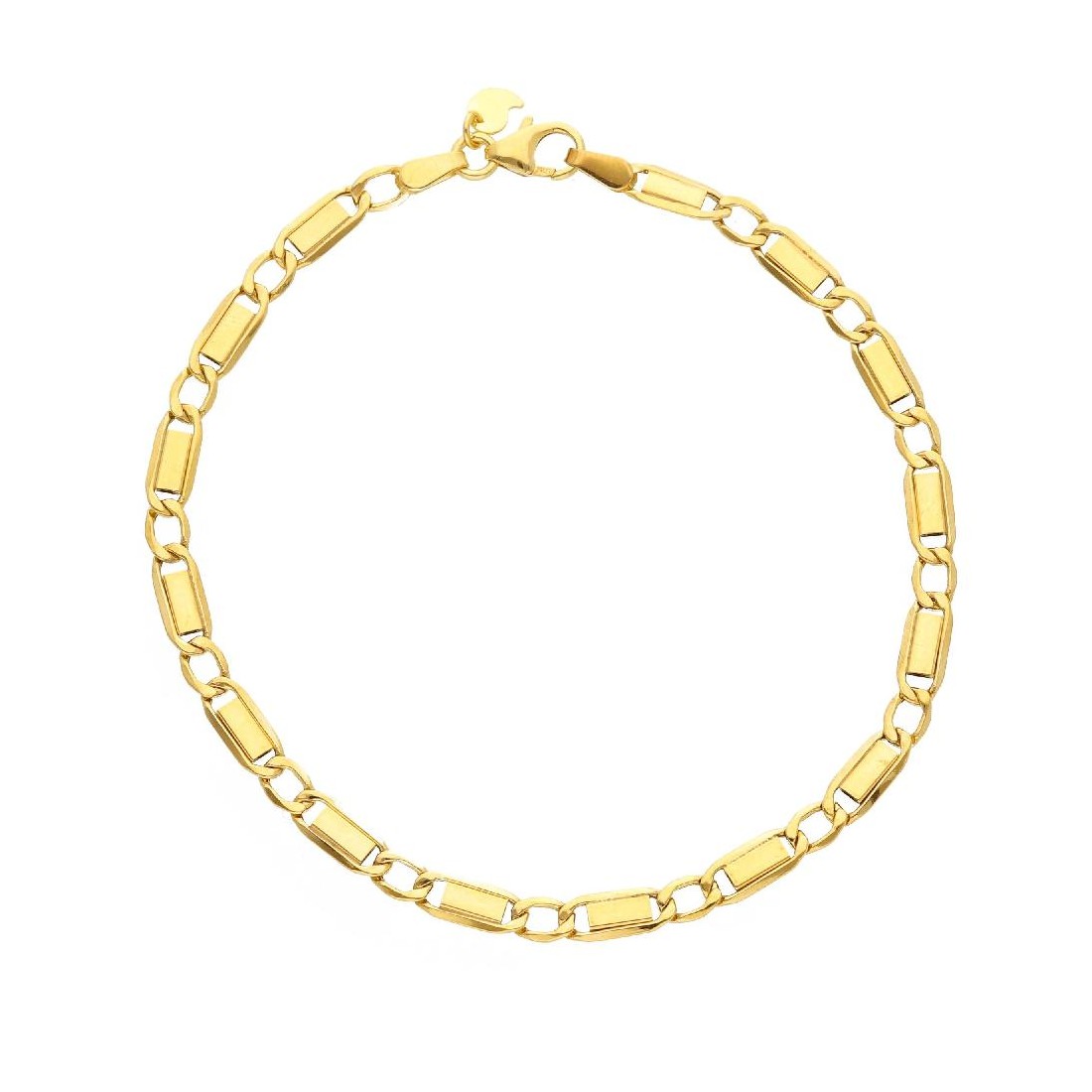 Bracciale catena in oro giallo 375/ooo