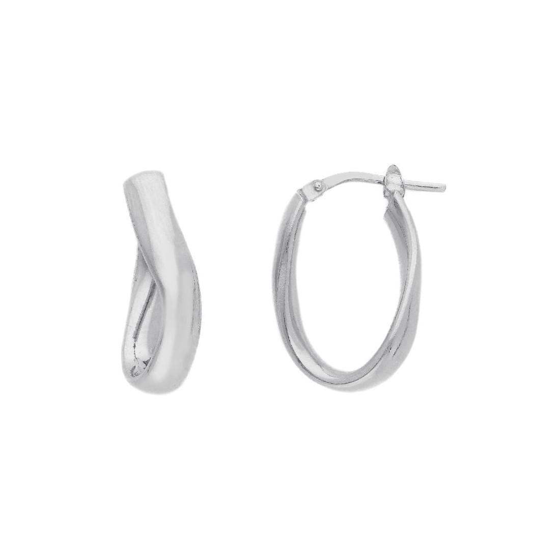 Orecchini cerchio in argento 925/ooo