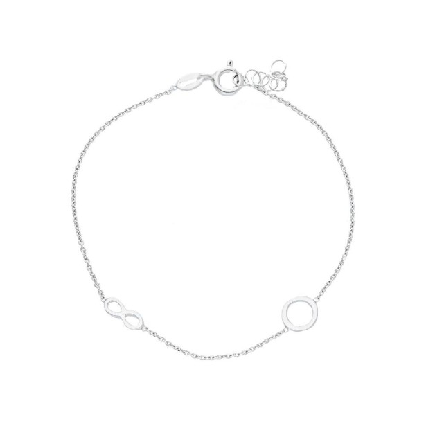 Bracciale in argento 925/ooo con infinito