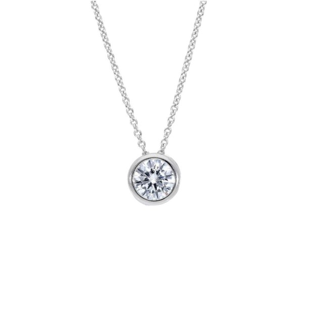 Girocollo punto luce in argento 925/ooo e zirconia cubica