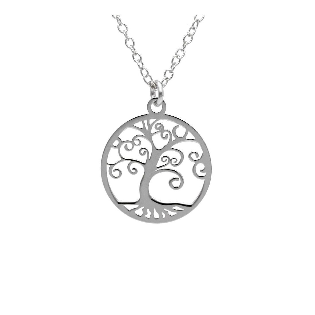 Girocollo in argento 925/ooo con albero della vita