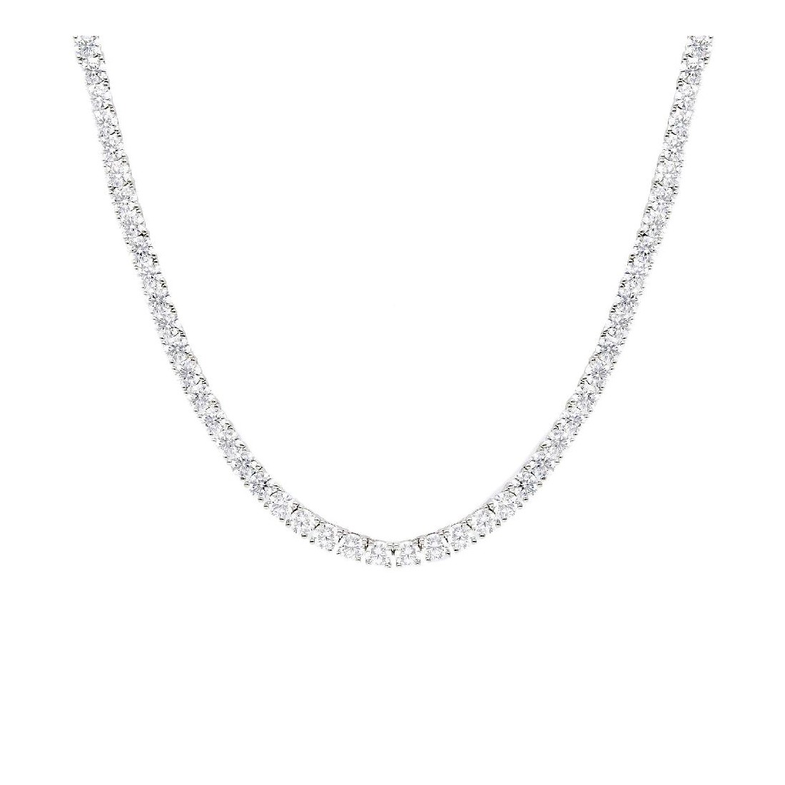 Girocollo tennis in argento 925/ooo e zirconiacubica