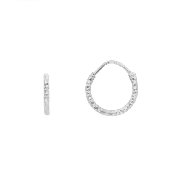 Orecchini cerchio in argento 925/ooo