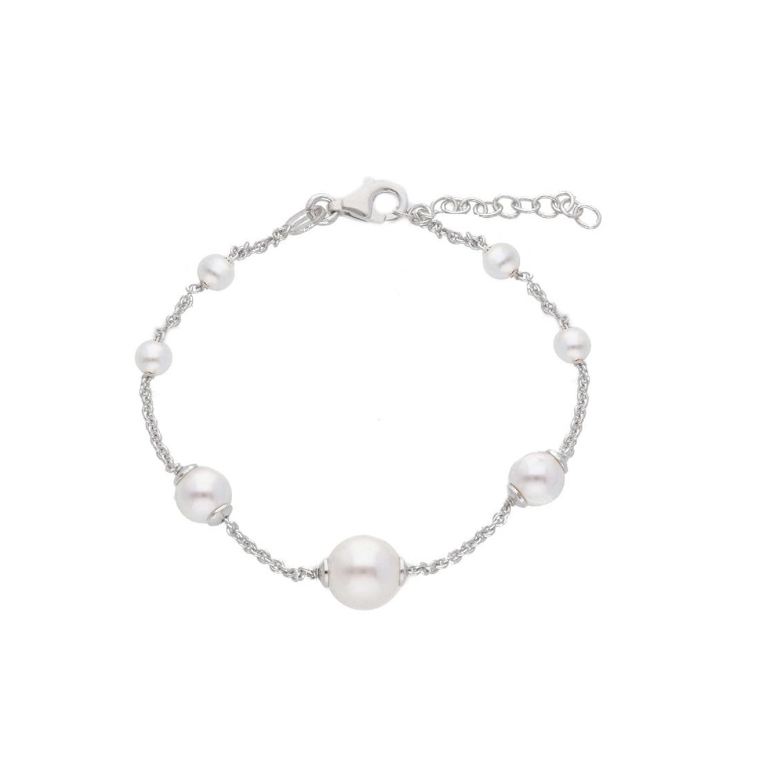 Bracciale in argento 925/ooo e perla
