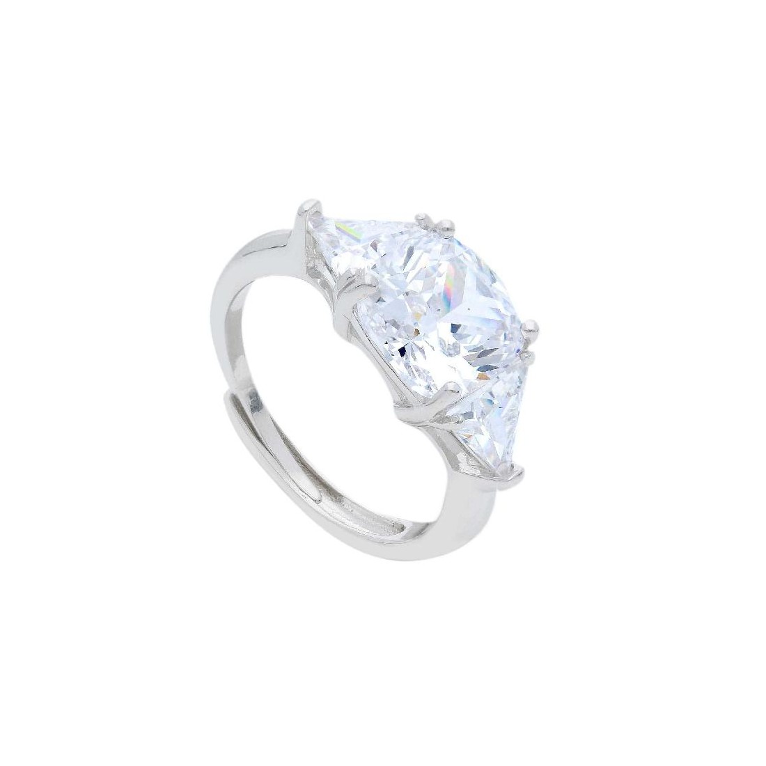 Anello in argento 925/ooo e zirconia cubica