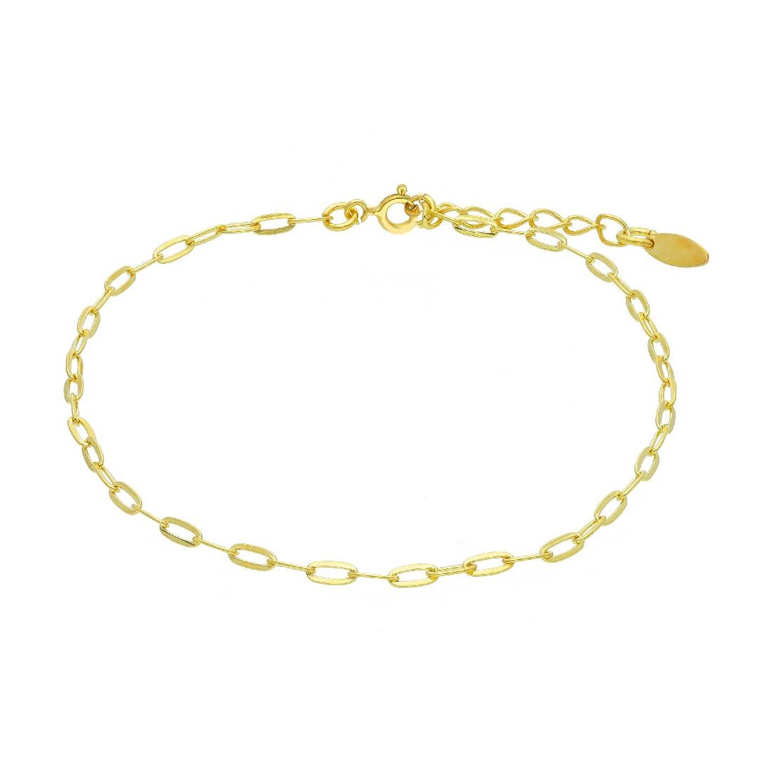 Cavigliera in argento dorato 925/ooo