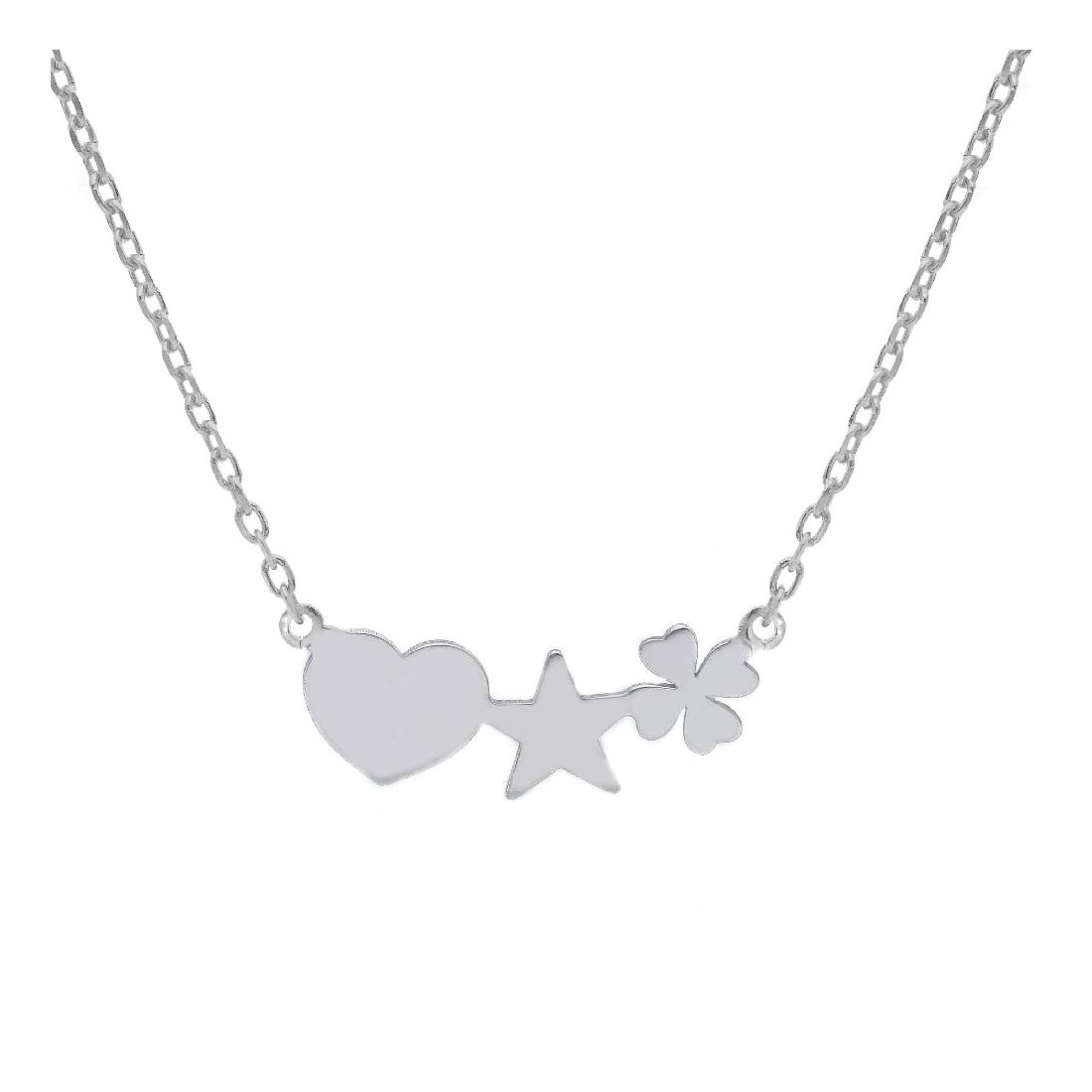 Girocollo in argento 925/ooo con charms
