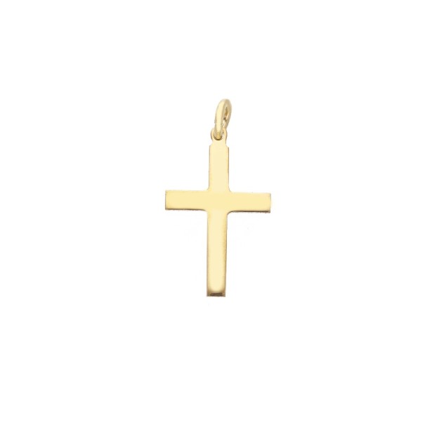 Ciondolo in argento dorato 925/ooo con croce