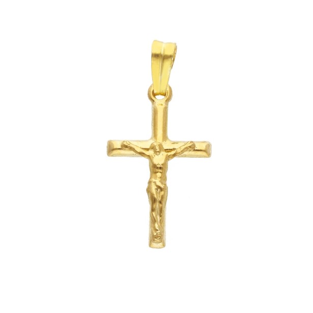 Ciondolo in argento dorato 925/ooo con croce