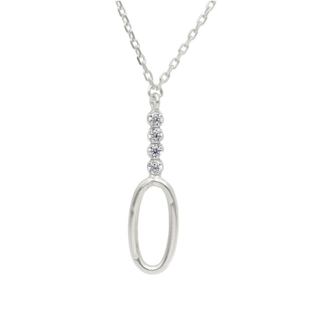 Girocollo in argento 925/ooo e zirconia cubica