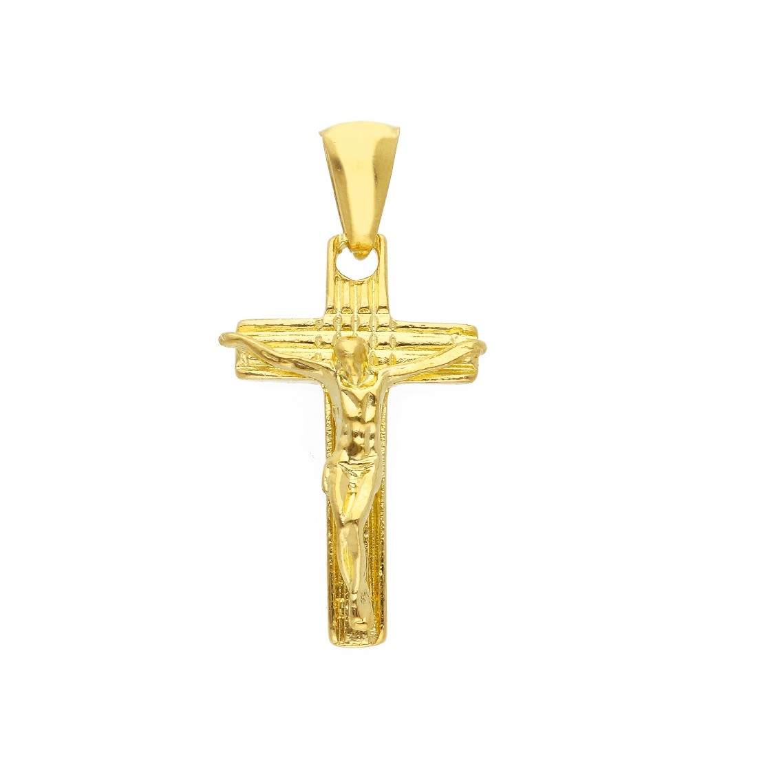 Ciondolo in argento dorato 925/ooo con croce
