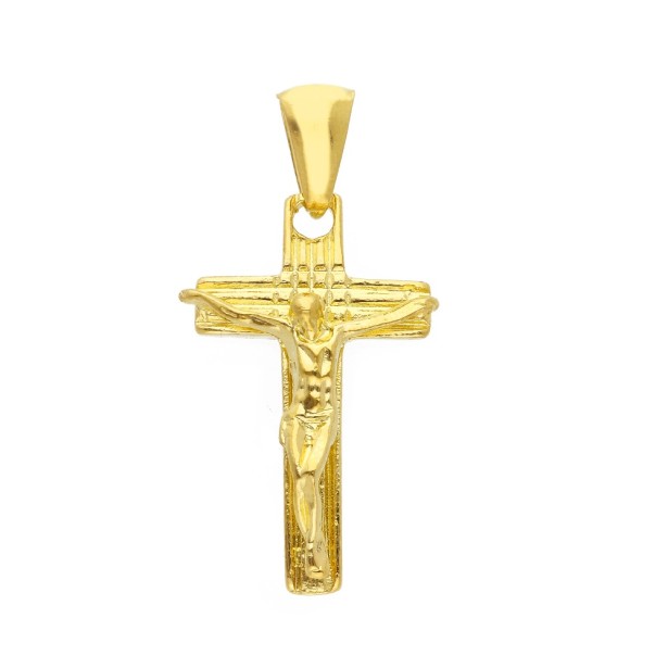 Ciondolo in argento dorato 925/ooo con croce