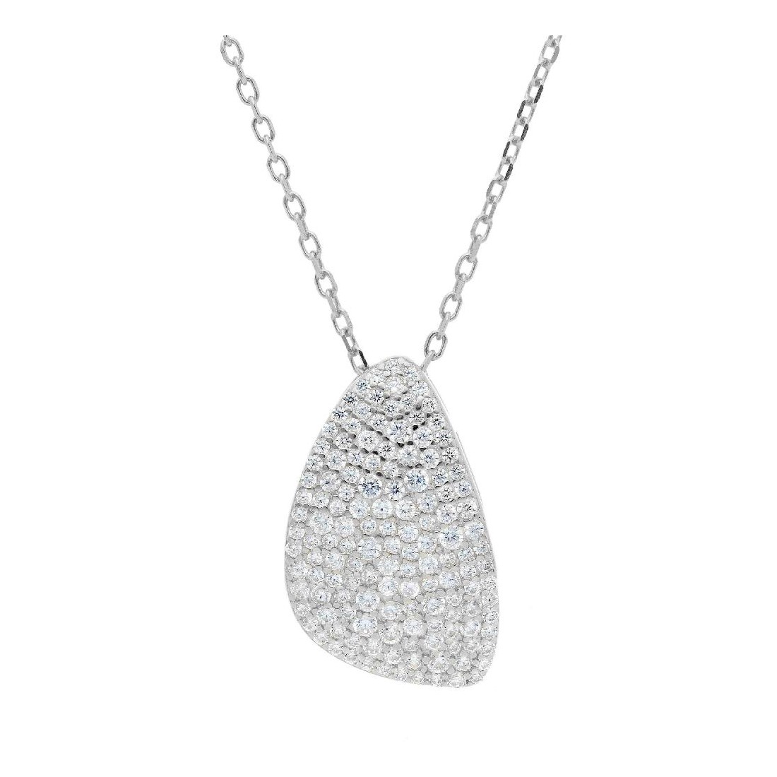 Girocollo in argento 925/ooo e zirconia cubica