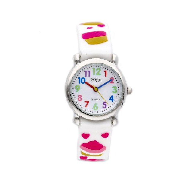 Orologio in acciaio e gomma con muffin