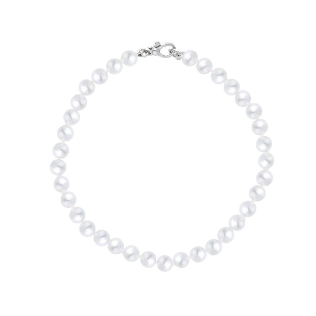 Bracciale in oro bianco 750/°°° e perla