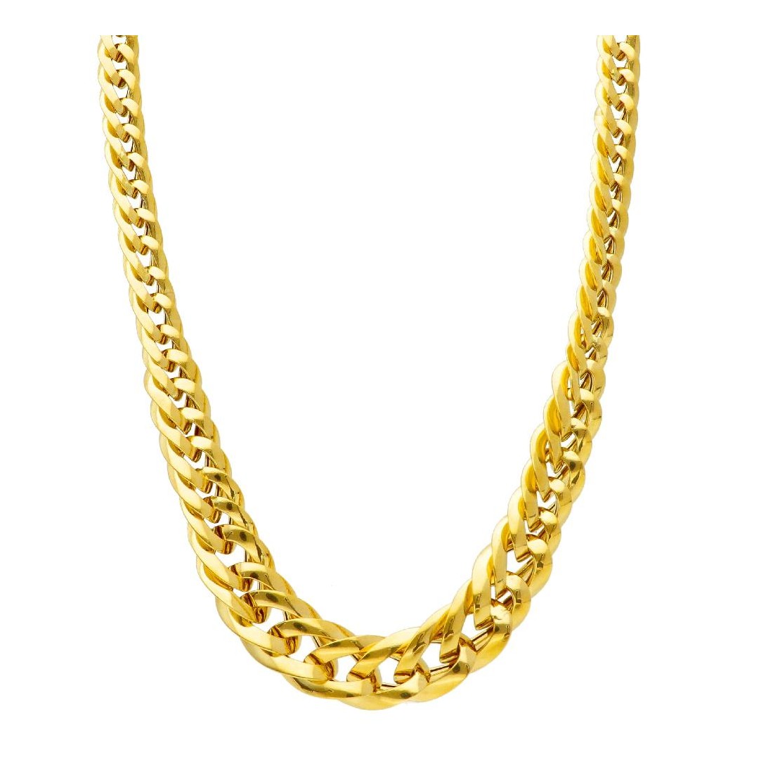 Girocollo groumette in oro giallo 750/°°°