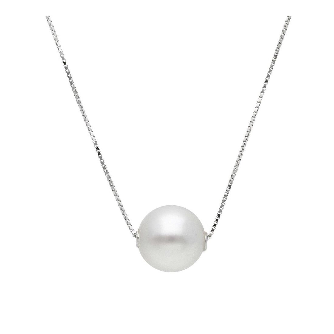 Girocollo in oro giallo 750/°°° e perla