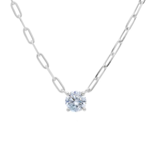 Girocollo punto luce in argento 925/ooo e zirconia cubica