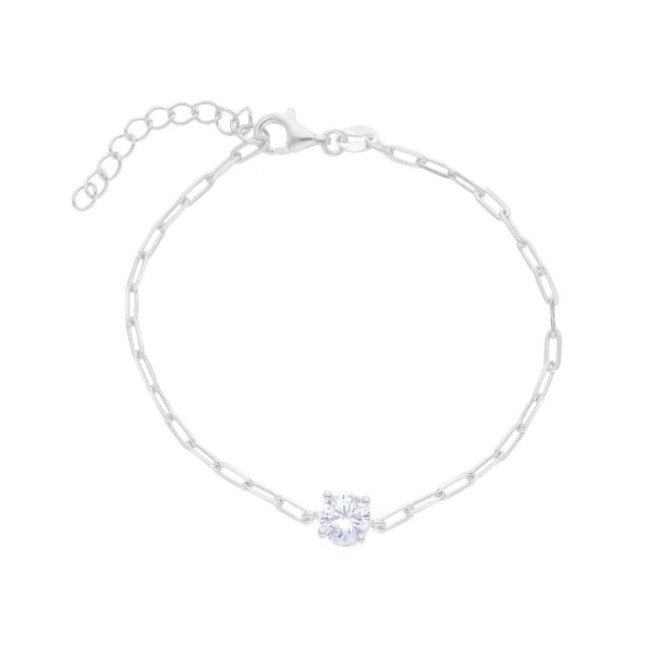 Bracciale punto luce in argento 925/ooo e zirconia cubica
