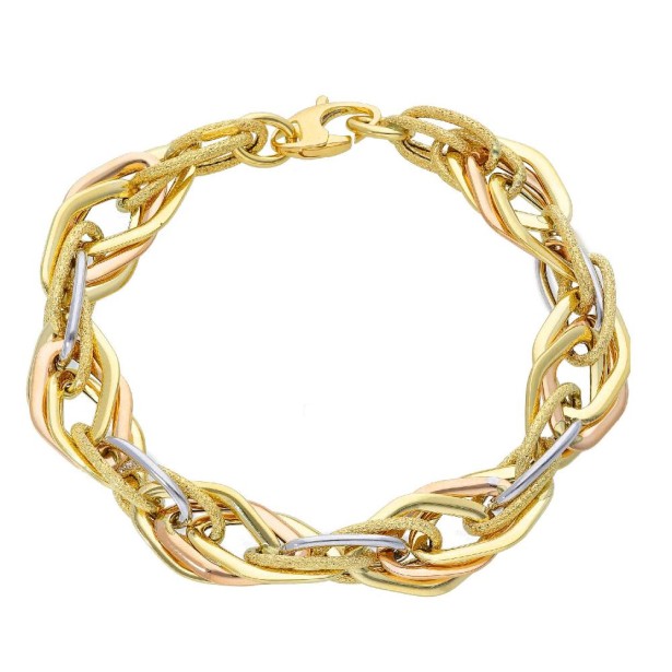 Bracciale in oro tre colori  750/ooo