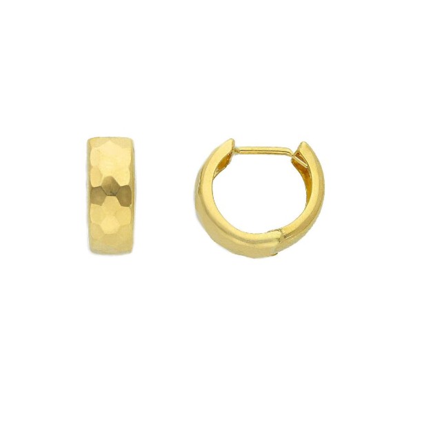 Orecchini cerchio in oro giallo 750/ooo
