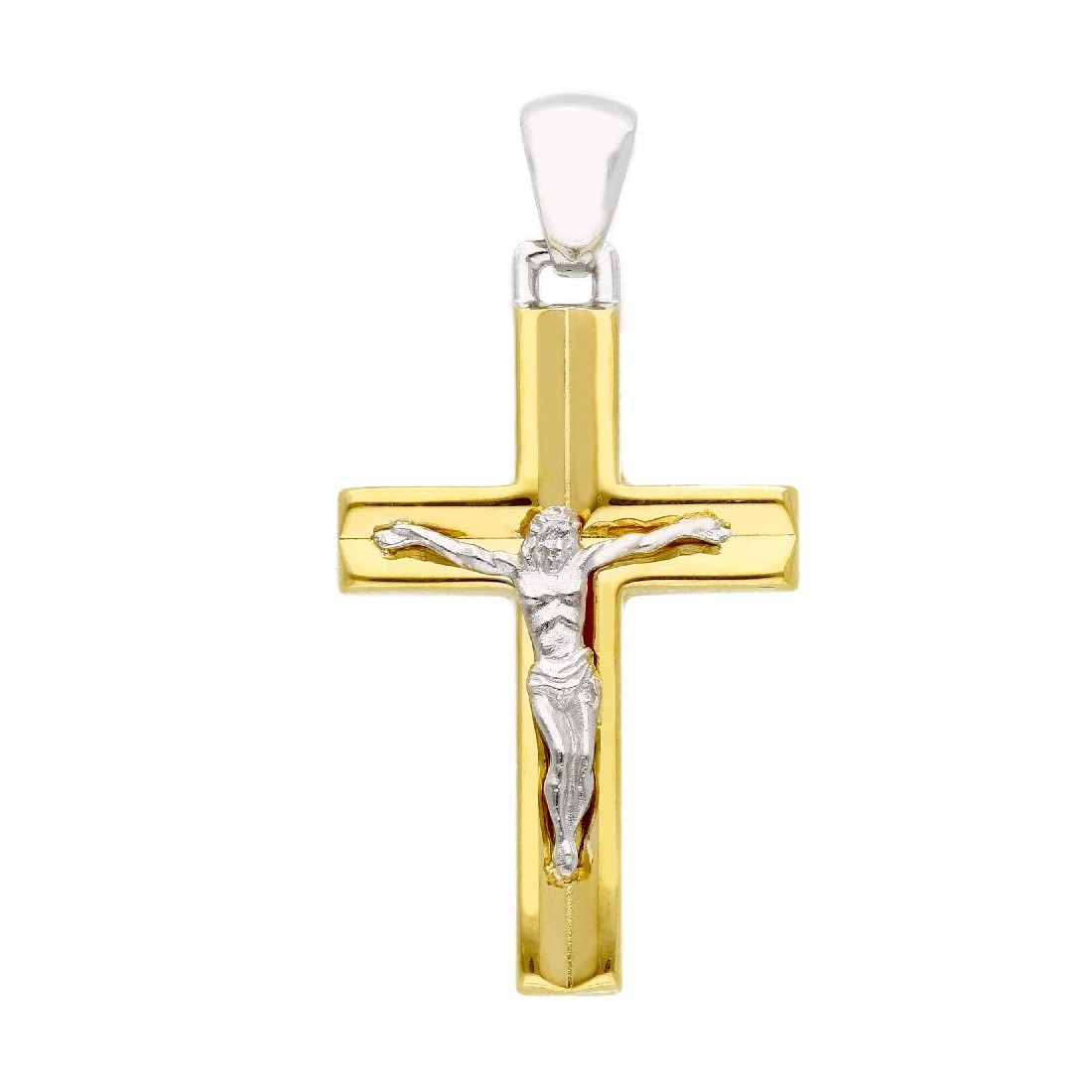 Ciondolo in oro bianco 750/°°° con croce