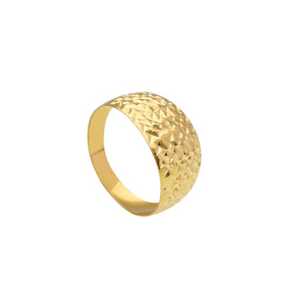 Anello fascia in oro giallo 750/ooo