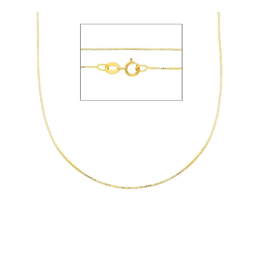 Catena veneta in oro giallo 750/ooo