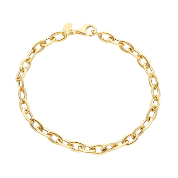 Bracciale rol� in oro giallo 750/ooo